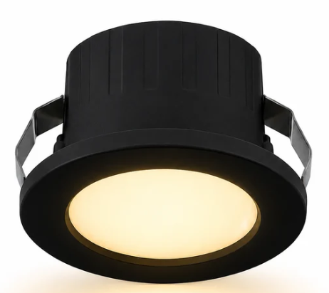 OVO 1.5W 3CCT ROUND Black Step Light & Downlight